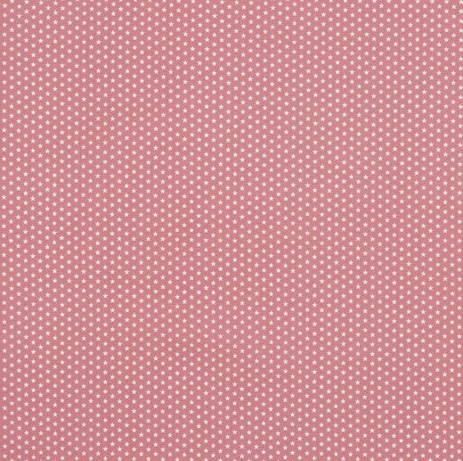 Tecido de Algodão Estrelinhas Rosa Blush | Poppy