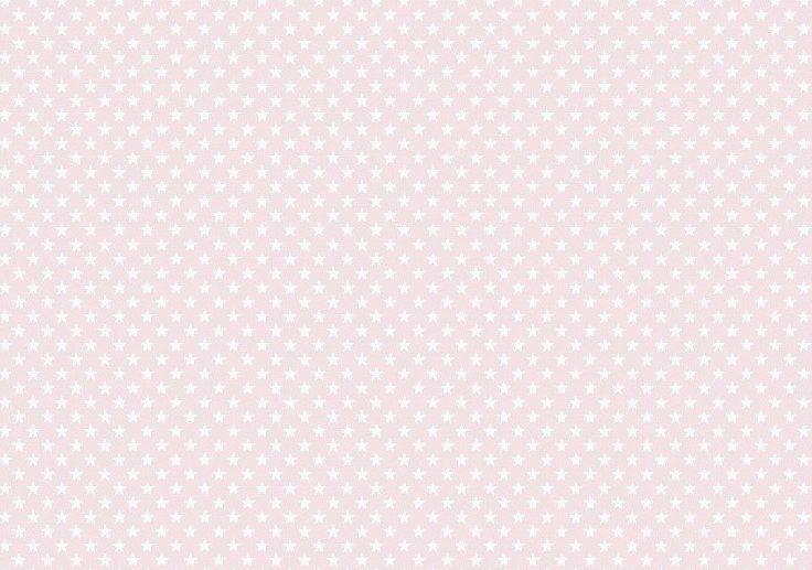 Tecido de Algodão Estrelinhas Rosa Claro | Poppy