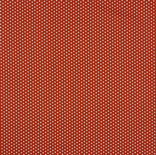 Tecido de Algodão Estrelinhas Terracota | Poppy