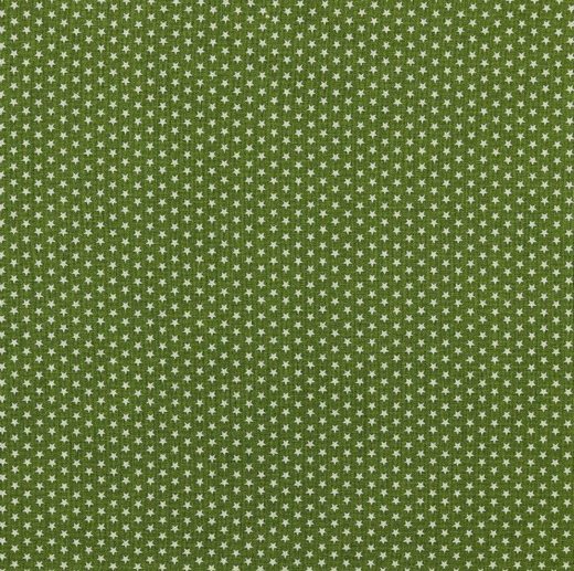 Tecido de Algodão Estrelinhas Verde Escuro | Poppy