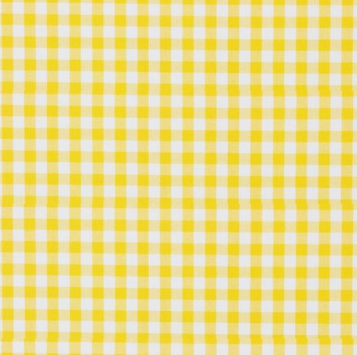 Tecido Oxford de Algodão Xadrez Amarelo