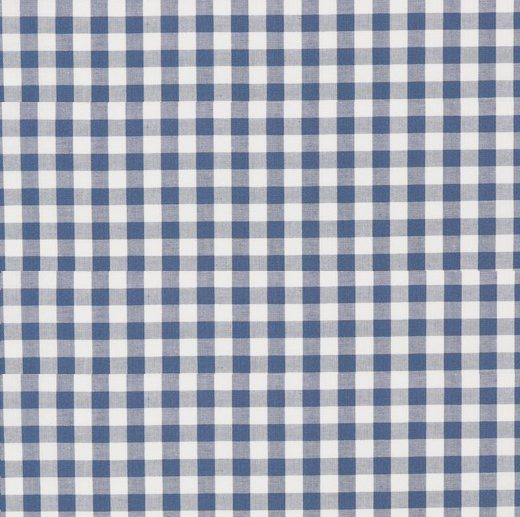 Tecido Oxford de Algodão Xadrez Azul