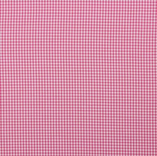Tecido Oxford de Algodão Xadrez Small Rosa Fúchsia