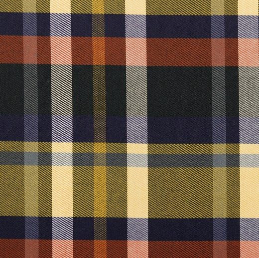 Tecido Tartan Escocês Xadrez Amarelo & Cinza