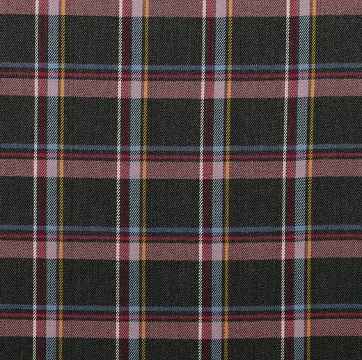 Tecido Tartan Escocês Xadrez Antracite