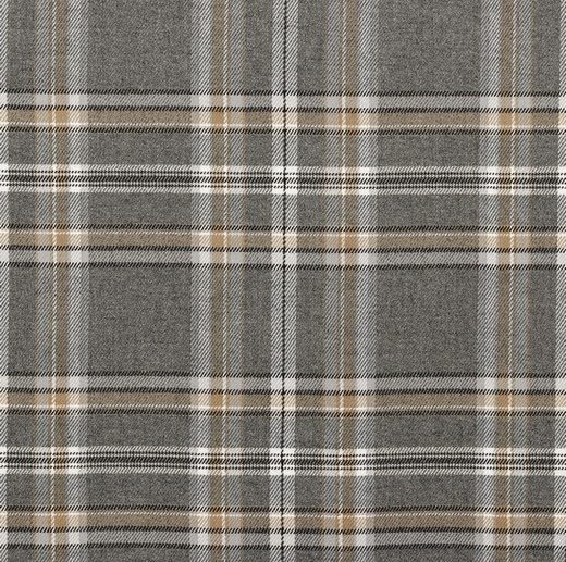 Tecido Tartan Escocês Xadrez Cinza & Beje