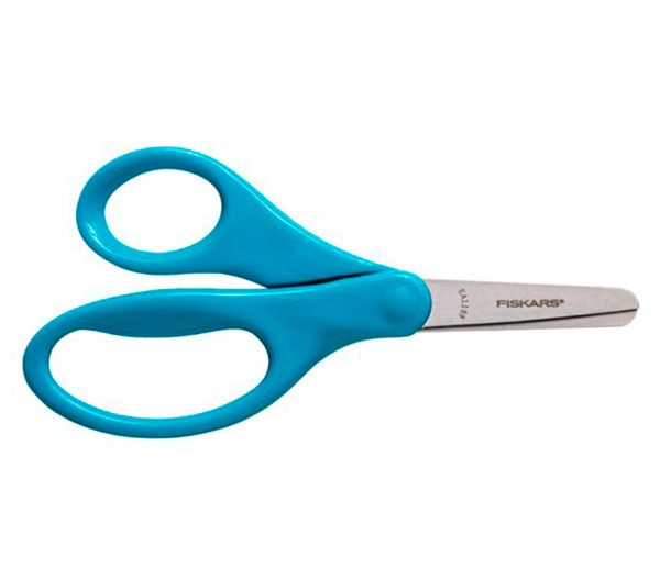 Tesoura Criança Pontas Redondas Azul 13 cm | Fiskars