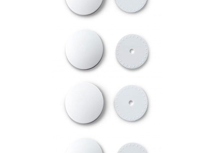 Big Pack Botões Básicos de Plástico para Forrar Branco Ø19 mm | Prym