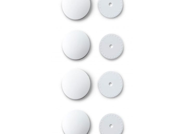 Big Pack Botões Básicos de Plástico para Forrar Branco Ø11 mm | Prym