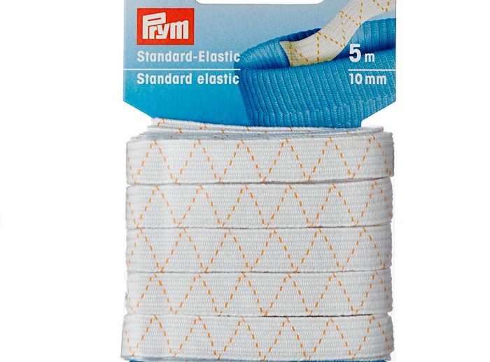 Elástico Standard Zig-Zag Branco 10 mm | Prym