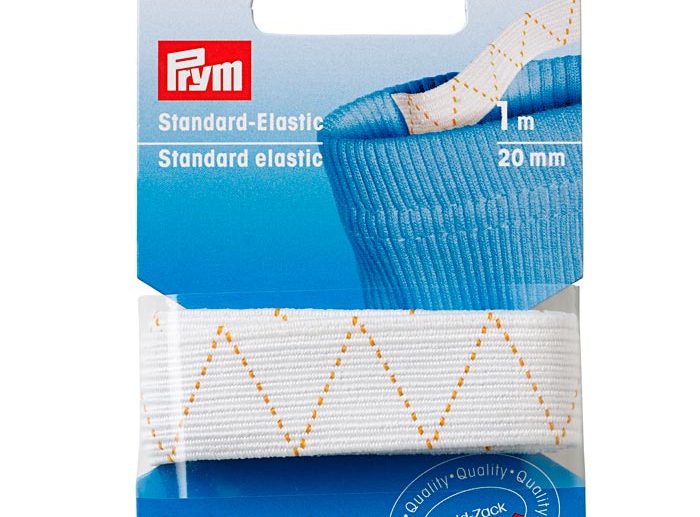 Elástico Standard Zig-Zag Branco 20 mm | Prym