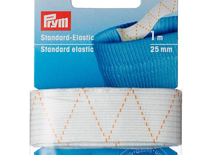 Elástico Standard Zig-Zag Branco 25 mm | Prym