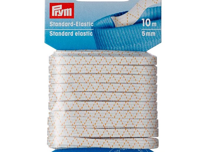 Elástico Standard Zig-Zag Branco 5 mm | Prym