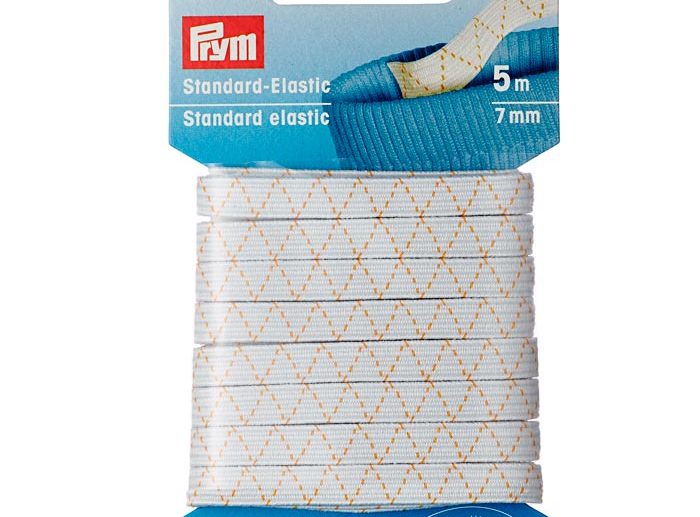 Elástico Standard Zig-Zag Branco 7 mm | Prym