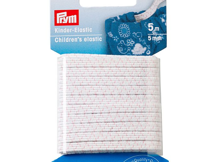 Elástico Suave para Criança Branco 5 mm | Prym