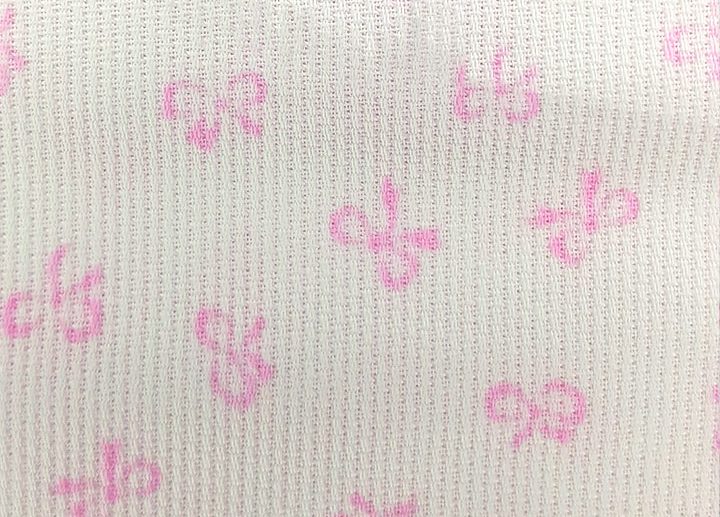 Fustão de Algodão Branco & Laços Rosa