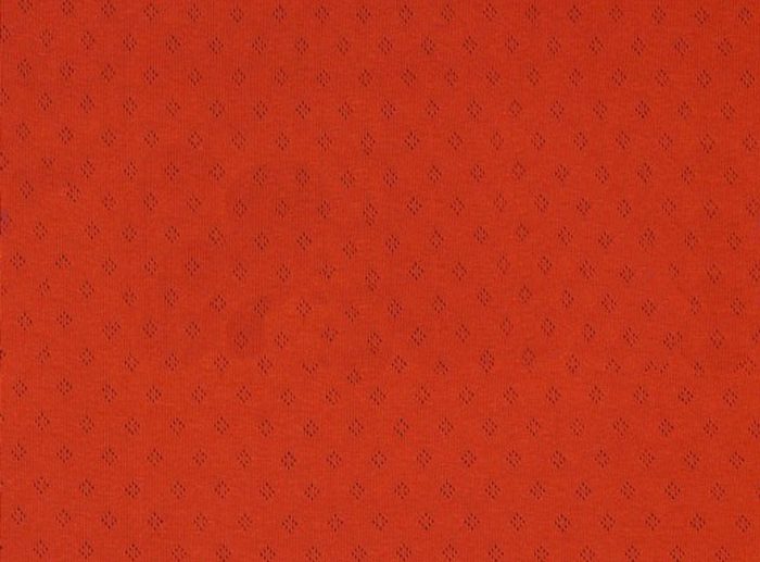 Malha Perfurada de Algodão Laranja
