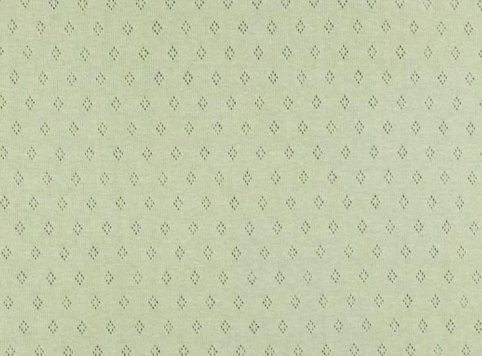 Malha Perfurada de Algodão Menta
