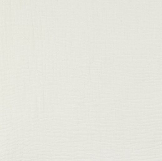 Musselina/Gaze Dupla de Algodão Orgânico Branco Velho