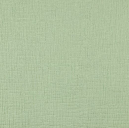 Musselina/Gaze Dupla de Algodão Orgânico Menta