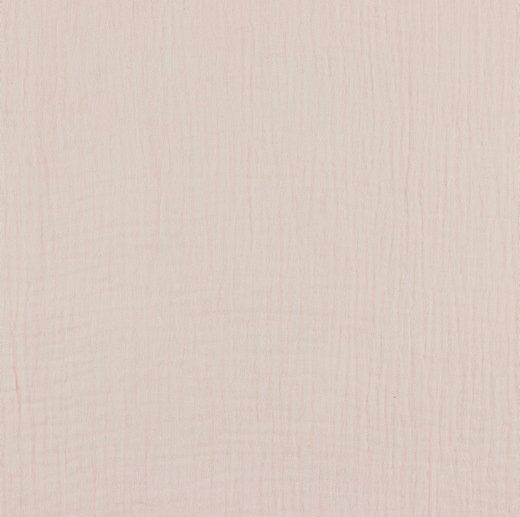 Musselina/Gaze Dupla de Algodão Orgânico Rosa Claro