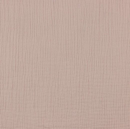 Musselina/Gaze Dupla de Algodão Orgânico Rosa Soft