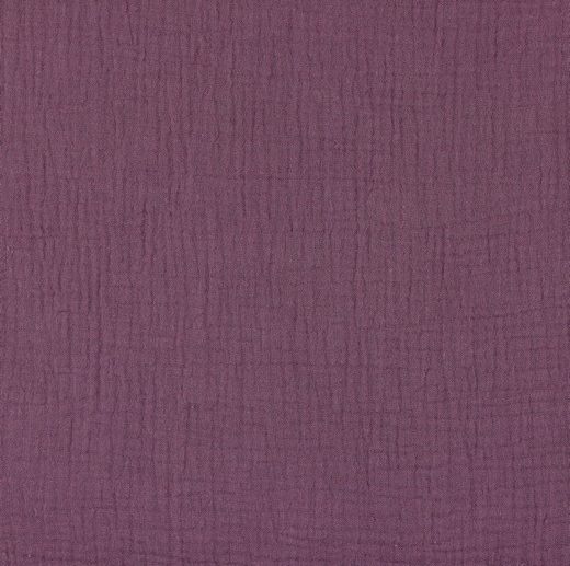 Musselina/Gaze Dupla de Algodão Orgânico Roxo