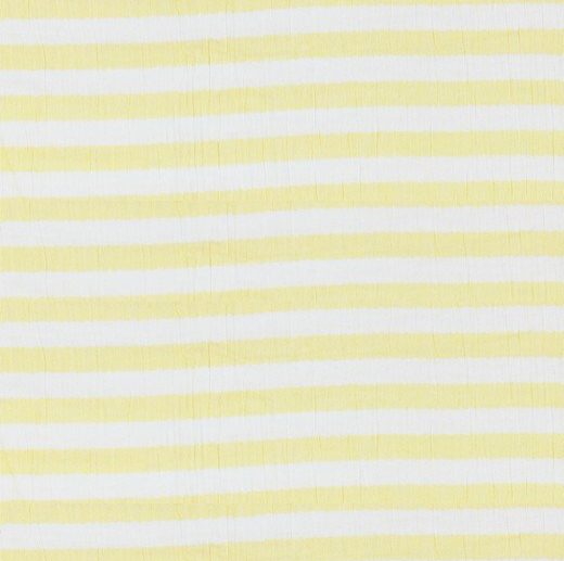 Musselina/Gaze Dupla Riscas Branco & Amarelo