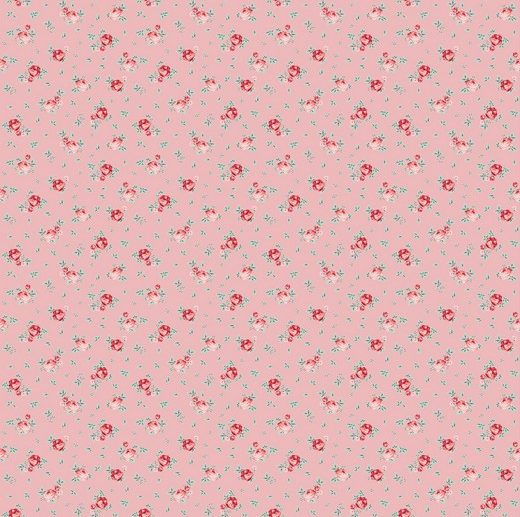 Tecido Floral Charming Flowers Rosa | Poppy