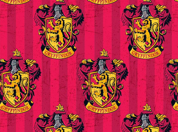 Tecido Harry Potter Riscas Gryffindor