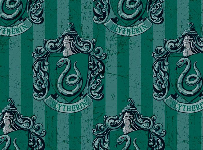 Tecido Harry Potter Riscas Slytherin