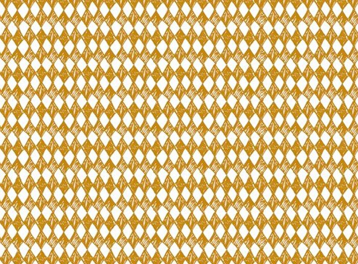 Tecido Joker Harlequin Losangos Sketch Mostarda/Ocre | Poppy