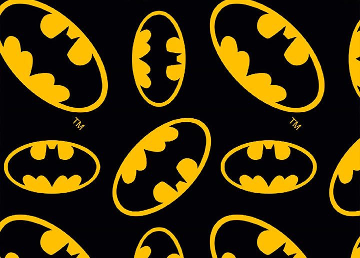 Tecido Super-Heróis DC Batman Preto