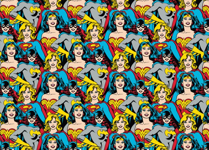 Tecido Super-Heróis DC Heroínas GirlPower