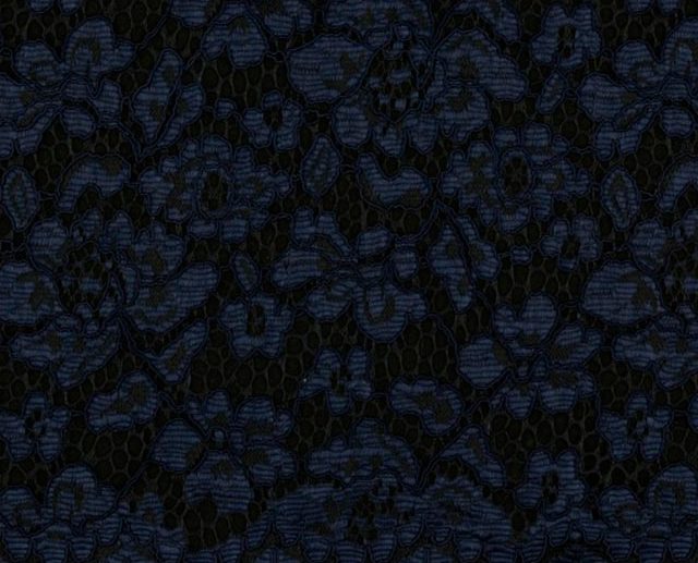 Renda Floral Azul Marinho/Navy