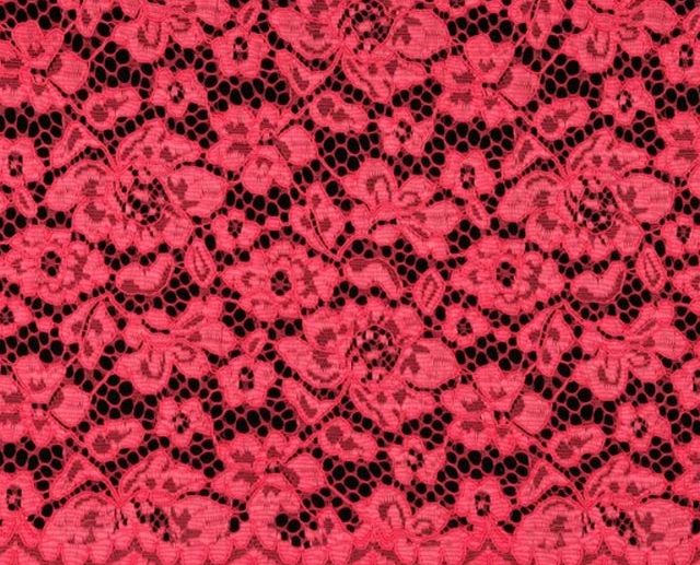 Renda Floral Coral