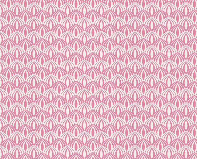Tecido Feeling like Spring Geo Rosa | Poppy