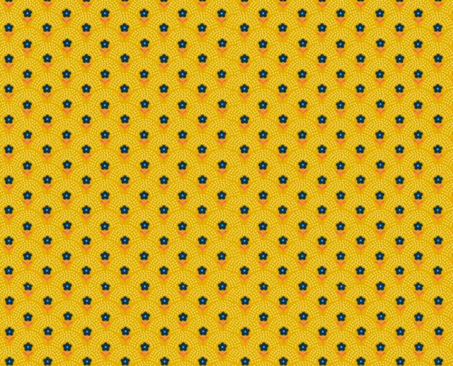 Tecido Floral Delight Flower Amarelo | Poppy