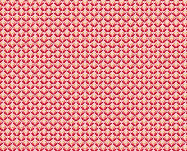 Tecido Floral Graphic Flower III Rosa Claro | Poppy