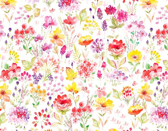 Tecido Floral Spring
