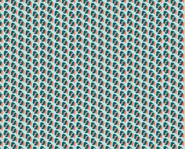 Tecido Graphic Dots Menta Claro | Poppy