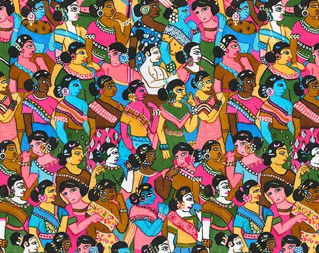 Tecido India Mulheres Trajes