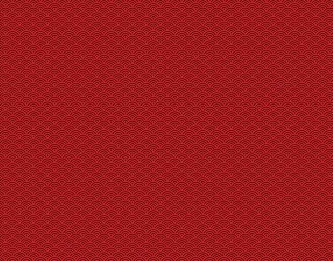 Tecido Jakarta 4 Escalopes Vermelho