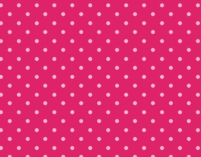 Tecido Printemps Bolinhas Rosa Pink