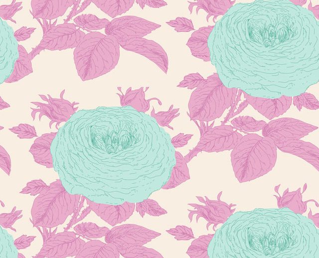 Tecido Tilda Grandma’s Rose Lilac