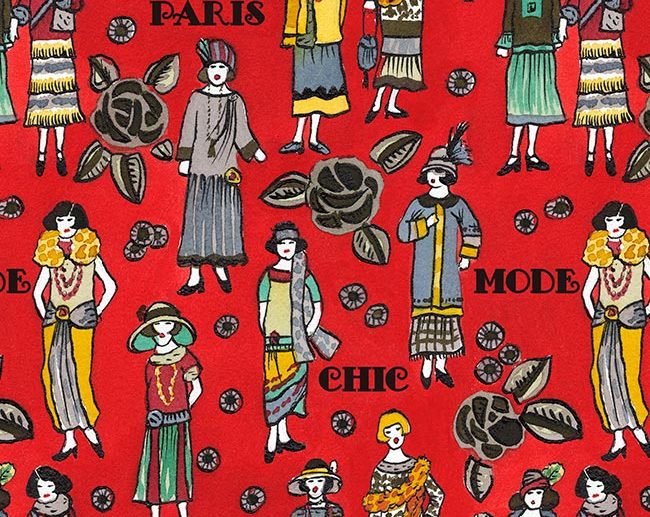 Tecido Vendome Loucos Anos 20 Paris