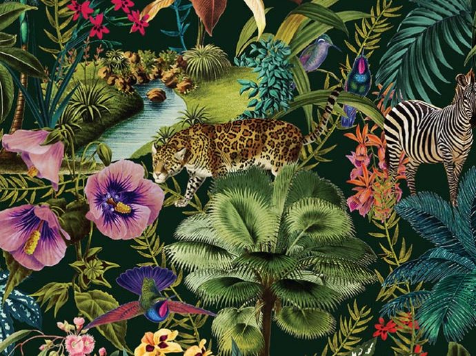 Tecido Venezuela Selva & Animais
