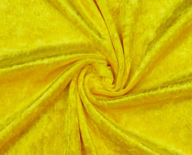 Veludo Fino Crushed Amarelo