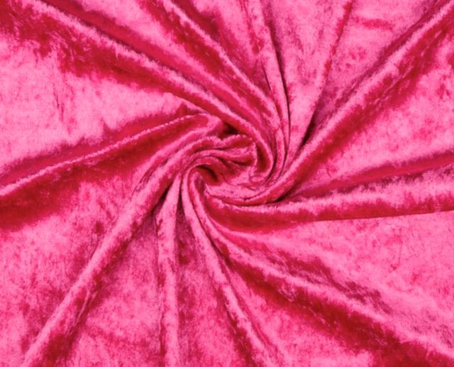 Veludo Fino Crushed Rosa Pink