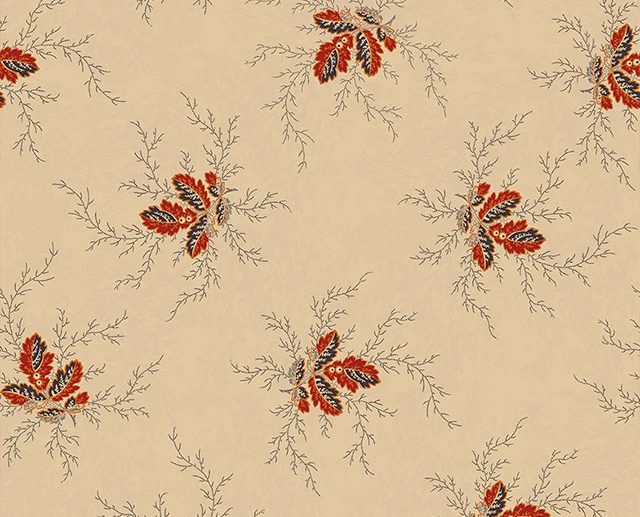 Tecido Bountiful Autumn Floral Ferrugem | Riley Blake